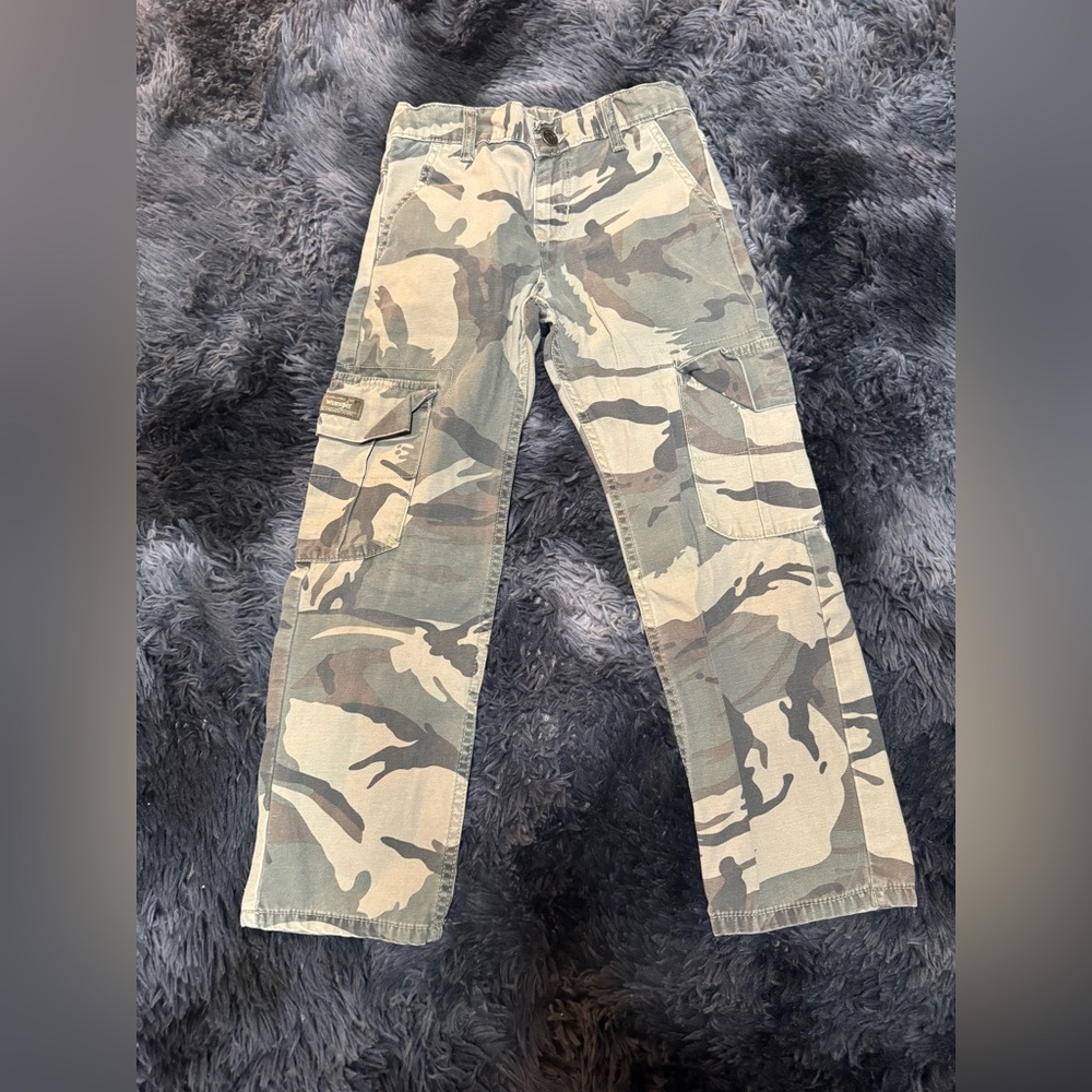 Wrangler Kids' Camouflage Cargo Pants